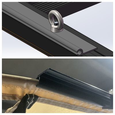 Pôle en alliage d'aluminium 4x4 Accessoires de rechange pour les véhicules utilitaires
