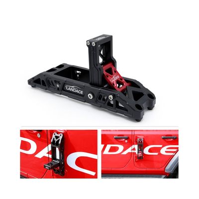 Pédale pliable pour les pieds de voiture pour Jeep Wrangler JL JK Accès facile au toit Processus de gravure CNC