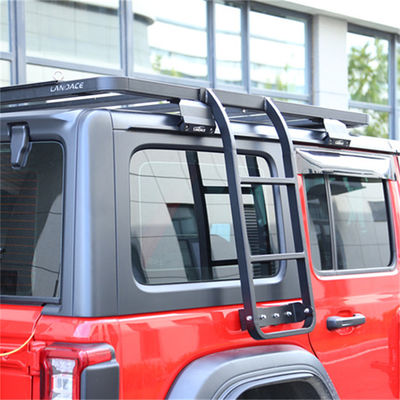 Jeep Wrangler 2008-2013 1500*1425*55mm Poussière de revêtement des supports de toit plat avec échelle latérale