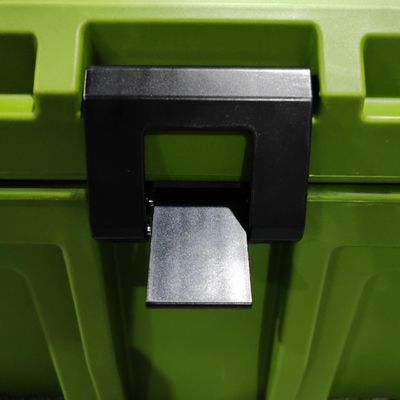Organiseur de boîte à outils de qualité professionnelle pour le stockage d'outils lourds sur le support de toit de voiture