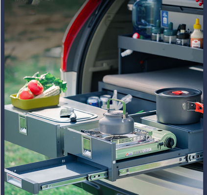 15 à 20 jours Temps de livraison Cuisine de camping revêtue de poudre pour SUV Crossover Wagon Truck ou Van