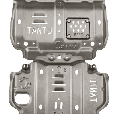 Ensembles de plaques de dérapage argentées/noires pour 18Toyota Tundra Transfert de la transmission du moteur du radiateur