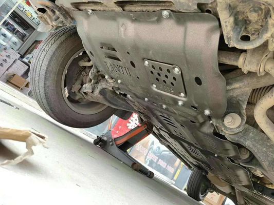 Ensembles de plaques de dérapage argentées/noires pour 18Toyota Tundra Transfert de la transmission du moteur du radiateur