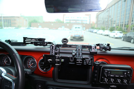 Écran tournant Porteur d'écran pivotant monture support centre console support de voiture support de téléphone portable pour Jeep Wrangler
