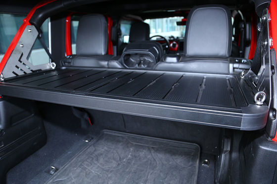 Réservoir de bagages pour les chaussures de voiture en alliage d'aluminium pour JEEP Wrangler JL JK Design de la porte arrière