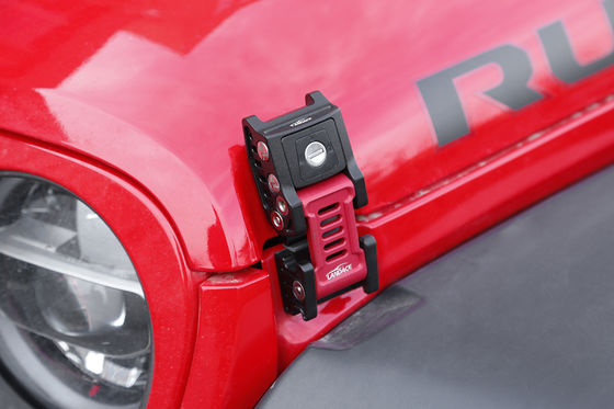 Assemblage de fermoirs à capuche CNC à anodisation dure pour Jeep Wrangler 0,35 kg/pc