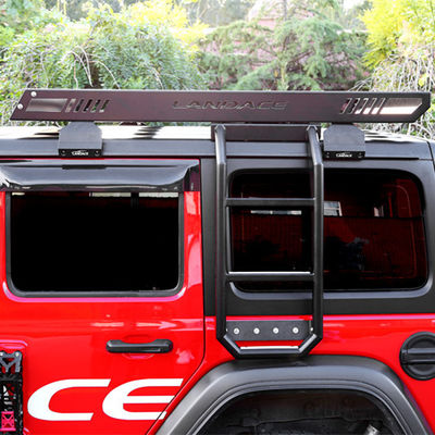 Jeep Wrangler JL JK Roof Rack Tray avec carénage à vent et support de bagages en alliage d'aluminium