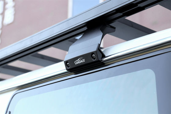 Plate-forme de support de toit plat équipement de bagages support de vélo pour Toyota LC 76 Land Cruiser en noir