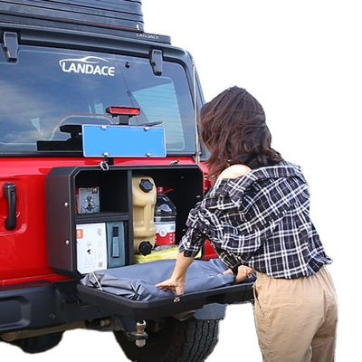2013-2017 boîte de rangement pour accessoires extérieurs en aluminium 4x4 revêtu de poudre pour Wrangler JL/JK