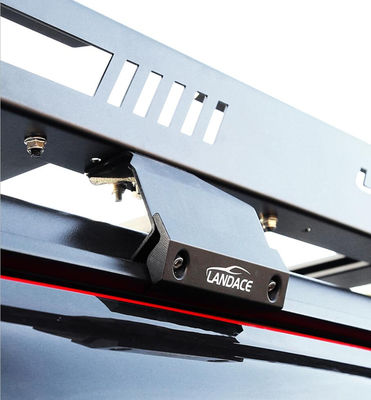 18-23 Wrangler Rubicon Jeep Roof Rack Basket avec alliage d'aluminium enduit de haute poudre