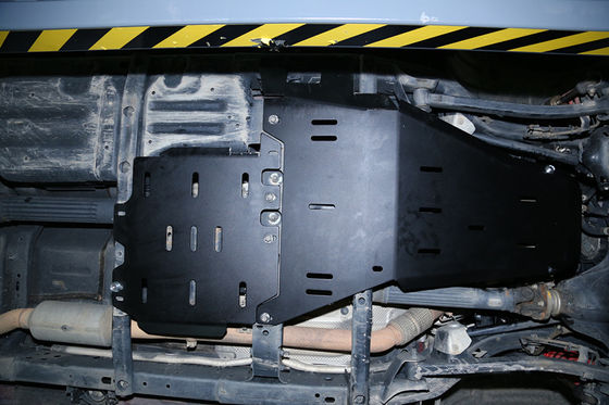 Plaque de protection contre le glissement de la couverture du moteur en hauteur et en dessous de la boue pour Jeep Wrangler JL JK 2013-2017