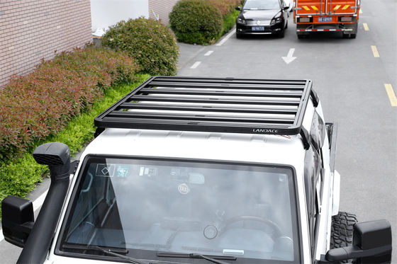 Placement Plateforme de support de bagages à engrenages noir pour TOYOTA LC 79 Pick-up Ute