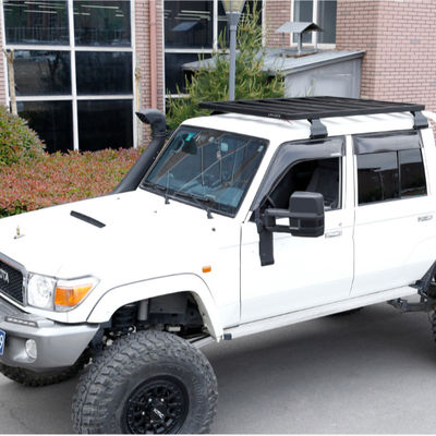 Plateau de toit universel recouvert de poudre Akzo Nobel noir panier 4x4 Plateau de toit en alliage d'aluminium