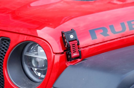 Jeep Wrangler JL JK Car Lock Hood Cover Lock avec clé en alliage d'aluminium