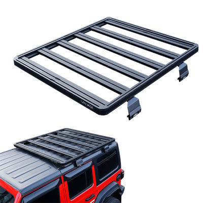 Plateau de toit en alliage d'aluminium noir pour Jeep Wrangler JL L'accessoire tout terrain incontournable
