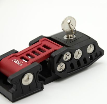 Année 2018- Kit de verrouillage de capuchon à procédé CNC noir pour les aventures tout-terrain durables