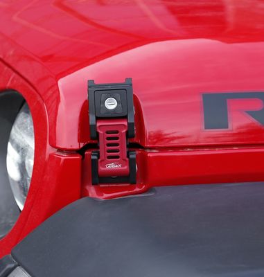 Année 2018- Kit de verrouillage de capuchon à procédé CNC noir pour les aventures tout-terrain durables