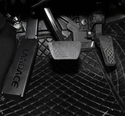 Couche en poudre des piquets anti-coup de pied pour Jeep Wrangler en haut de la pédale de repos du pied gauche sur mesure
