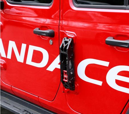 Testé en alliage d'aluminium porte pliante charnière étape pied pédale kit d'échelle pour Jeep Wrangler