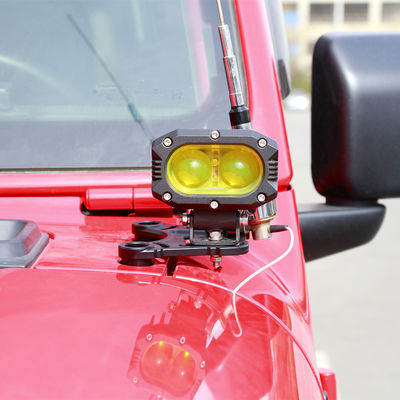 Jeep A Pillar Work Light Mount Pair avec un support solide et un support résistant à la chaleur