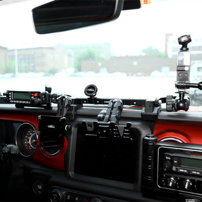 Jeep Wrangler Téléphone GoPro CB Microphone et porte-caméras reflex numériques avec conception géométrique