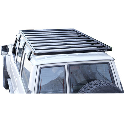Porteur de bagages sur le toit noir sur mesure pour les trajets hors route en tule jeep y60 4 runner