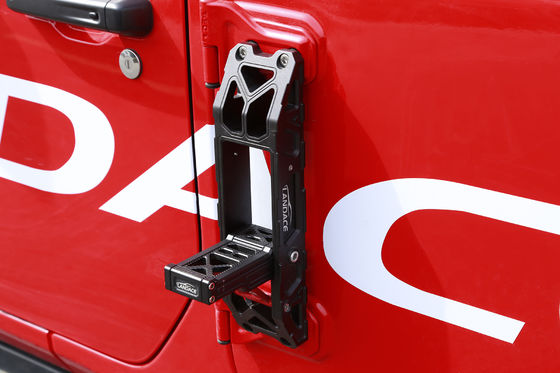 Pétale de porte à charnière à pas latéral en métal pliable à pied pivotant