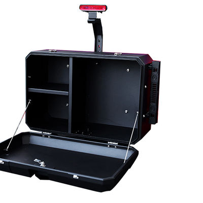 Panneau d'expansion de porte arrière montée arrière boîte à outils de stockage en aluminium pour Jeep