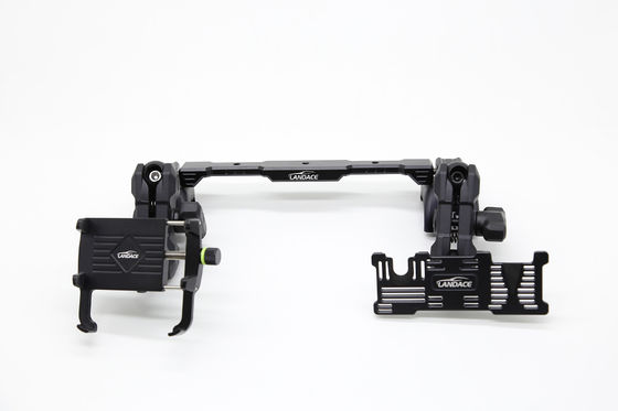 Porte-téléphone Dash à monture multiple + monture GoPro avec rail de glissement en aluminium, angle flexible pour Jeep Wrangler 2018-2022