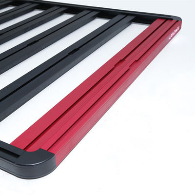 Auto universel en acier noir alliage d'aluminium 4x4 accessoires porte-bagages amovible sur le toit de la voiture