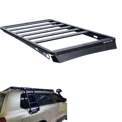 Plateau de toit en alliage d'aluminium noir panier de montage pour 4Runner Auto toit hors route accessoires