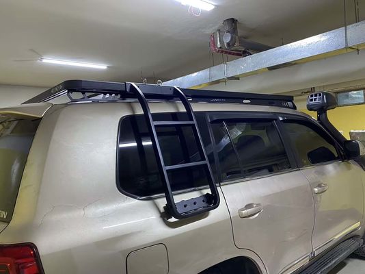 Plateau de toit en alliage d'aluminium noir panier de montage pour 4Runner Auto toit hors route accessoires