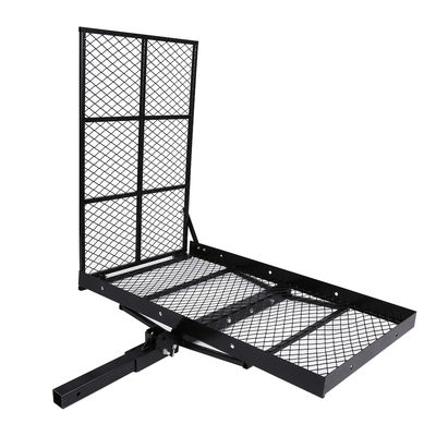 Logo personnalisé Porteur de cargaison en forme de panier à accrochage pliable noir pour le transport lourd