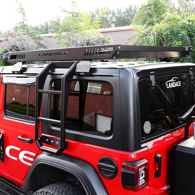 Coffret de support de toit en poudre noire pour Jeep Wrangler Conception en acier inoxydable personnalisée