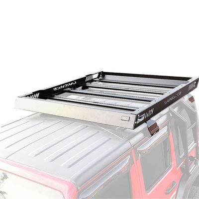 Coffret de support de toit en poudre noire pour Jeep Wrangler Conception en acier inoxydable personnalisée