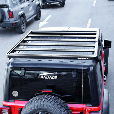 Monture de toit réglable en acier alliage d'aluminium pulvérisation de poudre Plate support de toit pour Jeep