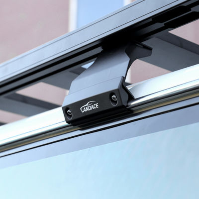 Monture de toit anodique oxydé Porteur de bagages pour Toyota Land Cruiser LC76